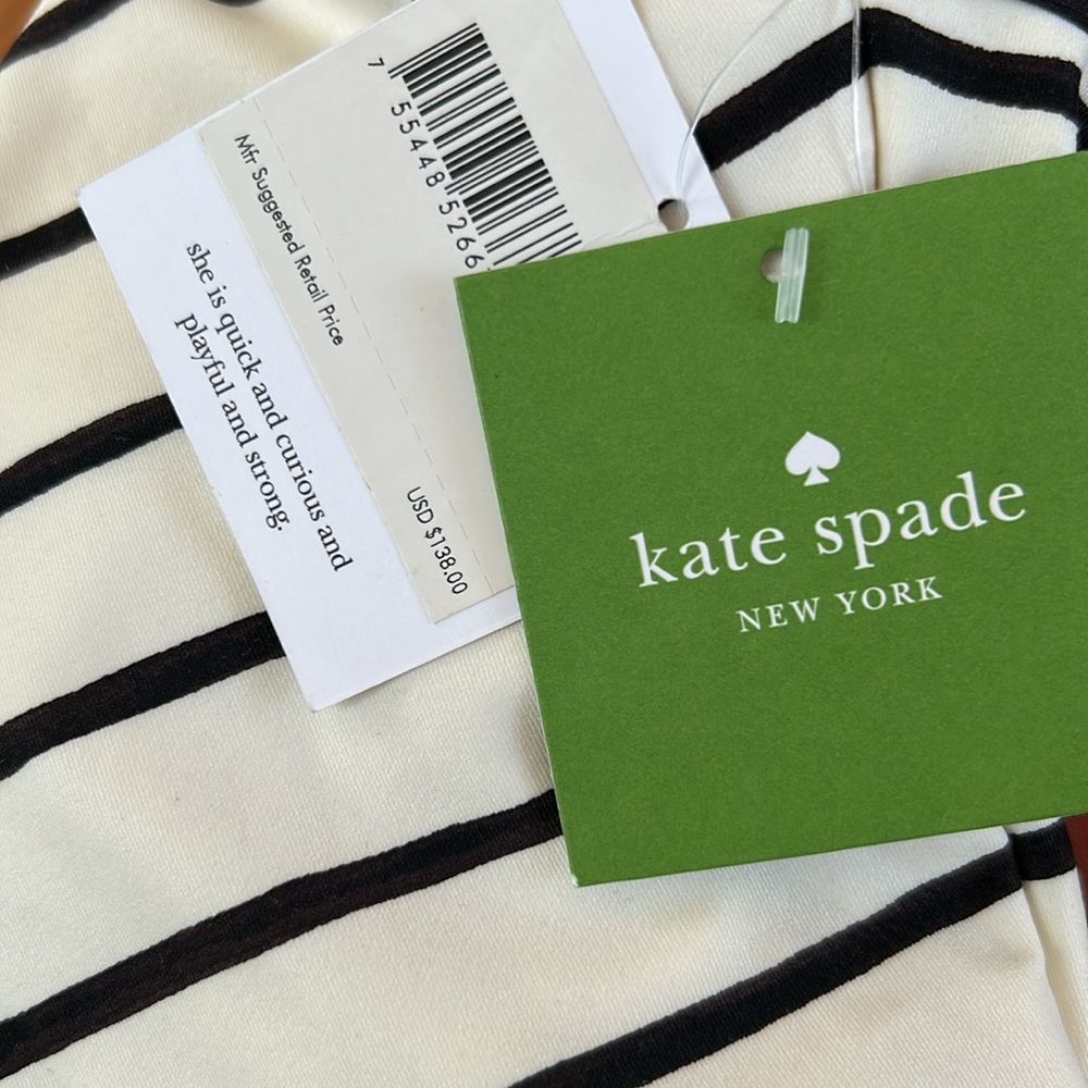 Kate Spade Striped “Bathing Beauty” Piece - Picture 5 of 5